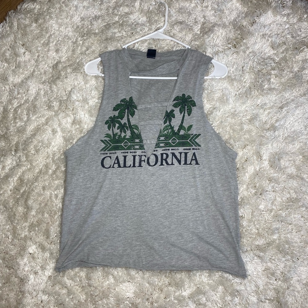 Grey California top